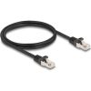 Delock RJ50 S/FTP -> RJ50 S/FTP M/M adatkábel 1m fekete
