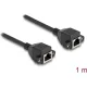 Delock RJ50 S/FTP -> RJ50 S/FTP F/F adatkábel 1m fekete