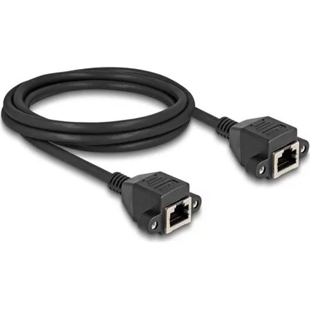 Delock RJ50 S/FTP -> RJ50 S/FTP F/F adatkábel 2m fekete