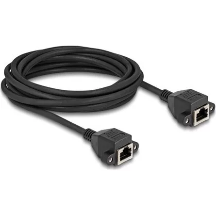 Delock RJ50 S/FTP -> RJ50 S/FTP F/F adatkábel 5m fekete