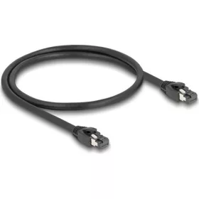   Delock RJ45 CAT8.1 S/FTP -> RJ45 CAT8.1 S/FTP M/M adatkábel 0.5m fekete