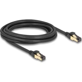   Delock RJ45 CAT6A S/FTP -> RJ45 CAT6A S/FTP M/M adatkábel 3m fekete