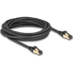   Delock RJ45 CAT6A S/FTP -> RJ45 CAT6A S/FTP M/M adatkábel 5m fekete