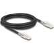 Delock RJ45 CAT6A S/FTP -> RJ45 CAT6A S/FTP M/M adatkábel 2m fekete biztonsági klipsz csomaggal