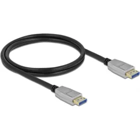   Delock Displayport 2.0 -> Displayport 2.0 M/M video kábel 1m fekete