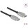 Delock Displayport 2.0 -> Displayport 2.0 M/M video kábel 2m fekete