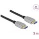Delock Displayport 2.0 -> Displayport 2.0 M/M video kábel 3m fekete
