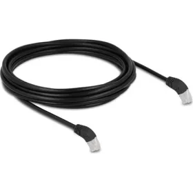   Delock RJ45 CAT6A S/FTP -> RJ45 CAT6A S/FTP M/M adatkábel 5m fekete 45° le
