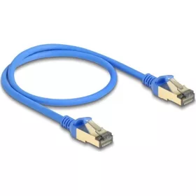   Delock RJ45 CAT8.1 F/FTP -> RJ45 CAT8.1 F/FTP M/M adatkábel 0.5m kék vékony