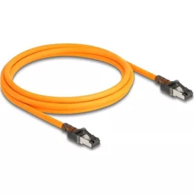  Delock RJ45 CAT6A S/FTP -> RJ45 CAT6A S/FTP M/M adatkábel 2m narancssárga