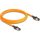 Delock RJ45 CAT6A S/FTP -> RJ45 CAT6A S/FTP M/M adatkábel 2m narancssárga
