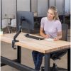 Fellowes Platinum Series Single Monitor Arm 32" monitor tartó asztalra / USB-hub fekete