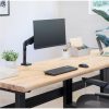 Fellowes Platinum Series Single Monitor Arm 32" monitor tartó asztalra / USB-hub fekete
