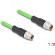 Delock Kábel M12 X kódolt 8 tűs apa - apa PUR (TPU) 1 m