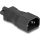 Delock Tápadapter IEC 60320 - C14 - C5, apa / anya, 2,5 A, egyenes