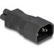 Delock Tápadapter IEC 60320 - C14 - C5, apa / anya, 2,5 A, egyenes