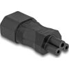 Delock Tápadapter IEC 60320 - C14 - C5, apa / anya, 2,5 A, egyenes
