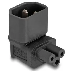   Delock Tápadapter IEC 60320 - C14 - C5, apa / anya, 2,5 A, 90 -ban hajlított