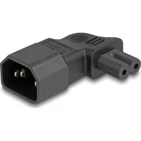   Delock Tápadapter IEC 60320 - C14 - C7, apa / anya, 2,5 A, 90 -ban hajlított