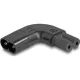 Delock Tápadapter IEC 60320 - C8 - C7, apa / anya, 2,5 A, 90 -ban balra / jobbra hajlított