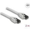 Delock RJ45 hálózati kábel Cat.8.1 S/FTP 2 m szürke