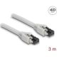Delock RJ45 hálózati kábel Cat.8.1 S/FTP 3 m szürke