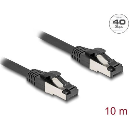 Delock RJ45 hálózati kábel Cat.8.1 S/FTP 10 m fekete