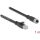 Delock M12 kábel X-kódolt 8 tűs apa - RJ45 anya Cat.5e S/FTP flexibilis 1 m fekete