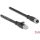 Delock M12 kábel X-kódolt 8 tűs apa - RJ45 anya Cat.5e S/FTP flexibilis 3 m fekete