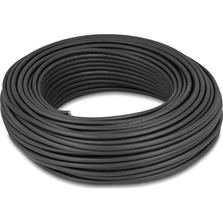 Delock hálózati kábeltekercs Cat.6A U/FTP 500 MHz Vékony, rugalmas halogénmentes 50 m fekete