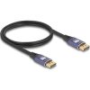 Delock DisplayPort kábel 8K 60 Hz 1 m lila fém