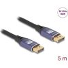 Delock DisplayPort kábel 8K 60 Hz 5 m lila fém