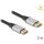 Delock DisplayPort kábel 16K 60 Hz 2 m ezüst fém
