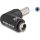 Delock DC adapter 5,5 x 2,1 mm apa   5,5 x 2,1 anya 90 -ban hajlított