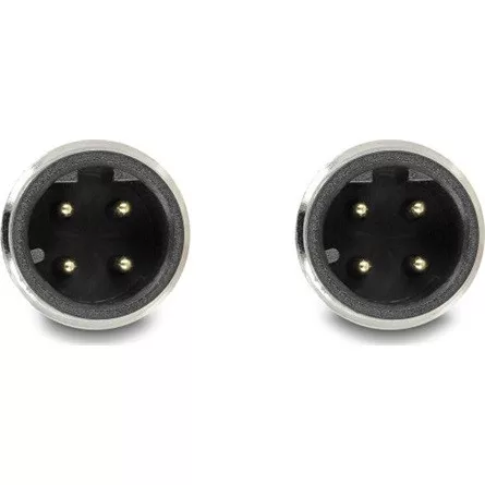 Delock Kábel M12 D kódolt 4 tűs apa - apa PVC 1 m