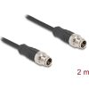 Delock Kábel M12 X kódolt 8 tűs apa - apa PVC 2 m