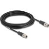 Delock Kábel M12 X kódolt 8 tűs apa - apa PVC 5 m