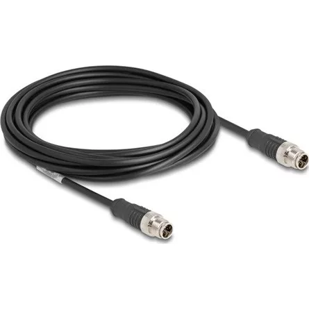 Delock Kábel M12 X kódolt 8 tűs apa - apa PVC 5 m