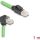 Delock RJ45 hálózati kábel Cat.6A apa - apa lefelé néző csatlakozódugóval SF/UTP alkalmas kábelvezető láncokhoz PUR (TPU