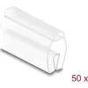 Delock Kábel jelölő 6 mm - 10 mm átmérőjű kábelhez 50 db. Áttetsző