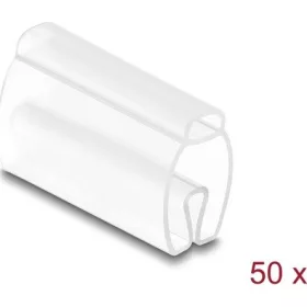   Delock Kábel jelölő 6 mm - 10 mm átmérőjű kábelhez 50 db. Áttetsző