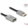 Delock DisplayPort bővítőkábel 8K 60 Hz 1 m szürke fém retesz nélküli