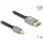 Delock Mini DisplayPort - DisplayPort-kábel 8K 60 Hz 1 m szürke fém retesz nélküli