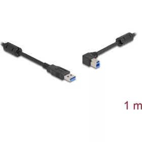   Delock USB 5 Gbps kábel A-típusú apa - B-típusú apa 90  balra hajlítva 1 m