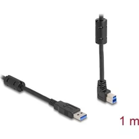   Delock USB 5 Gbps kábel A-típusú apa - B-típusú apa 90  felfelé néző csatlakozóapaval 1 m