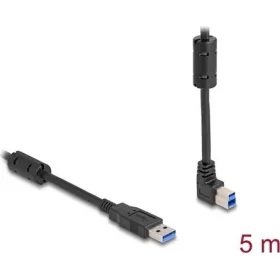   Delock USB 5 Gbps kábel A-típusú apa - B-típusú apa 90  felfelé néző csatlakozóapaval 5 m