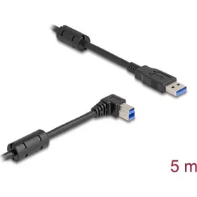   Delock USB 5 Gbps kábel A-típusú apa - B-típusú apa 90  jobbra hajlítva 5 m