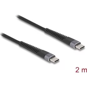   Delock USB 2.0 kábel USB Type-C  apa - apa meghosszabbított hajlítás védelemmel 60 W 2 m