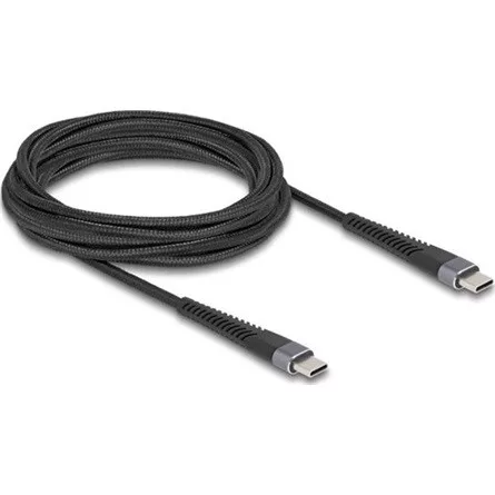 Delock USB 2.0 kábel USB Type-C  apa - apa meghosszabbított hajlítás védelemmel 60 W 3 m