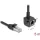 Delock Hálózat bővítő kábel RJ45 apa - RJ45 anya 90 -ban hajlított, Cat.6 F/UTP, 5 m, fekete